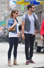 ASHLEY GREENE and Paul Khoury Out and About in New York