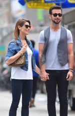 ASHLEY GREENE and Paul Khoury Out and About in New York