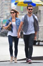 ASHLEY GREENE and Paul Khoury Out and About in New York