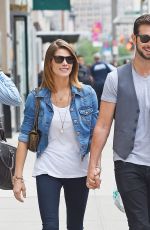 ASHLEY GREENE and Paul Khoury Out and About in New York