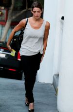 ASHLEY GREENE Arrives at Sky Bar at Mondrian Hotel in West Hollywood