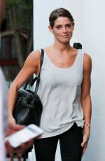 ASHLEY GREENE Arrives at Sky Bar at Mondrian Hotel in West Hollywood
