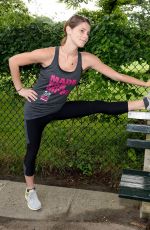 ASHLEY GREENE at Oakley Mini 10k in New York