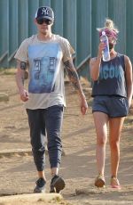 ASHLEY TISDALE at Runyon Canyon in Hollywood
