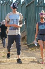 ASHLEY TISDALE at Runyon Canyon in Hollywood