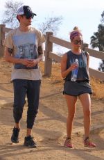 ASHLEY TISDALE at Runyon Canyon in Hollywood