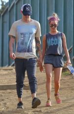 ASHLEY TISDALE at Runyon Canyon in Hollywood