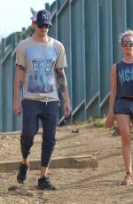 ASHLEY TISDALE at Runyon Canyon in Hollywood