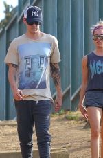 ASHLEY TISDALE at Runyon Canyon in Hollywood