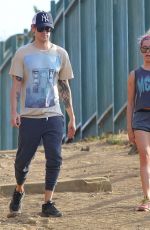 ASHLEY TISDALE at Runyon Canyon in Hollywood