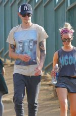 ASHLEY TISDALE at Runyon Canyon in Hollywood