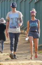 ASHLEY TISDALE at Runyon Canyon in Hollywood