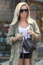 ASHLEY TISDALE Heading to a Nail Salon in Studio City