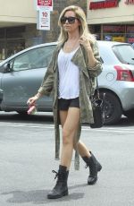 ASHLEY TISDALE Heading to a Nail Salon in Studio City