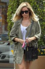 ASHLEY TISDALE Heading to a Nail Salon in Studio City