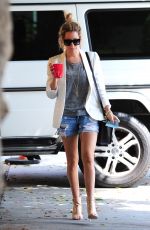 ASHLEY TISDALE in Denim Shorts Out in West Hollywood