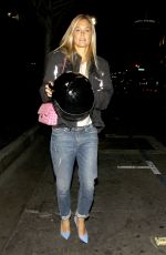BAR REFAELI in Jeans Leaves Katsuya Restaurant in Hollywood