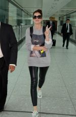 BARBARA PALVIN at Heathrow Airport in London