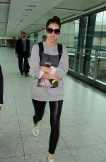 BARBARA PALVIN at Heathrow Airport in London