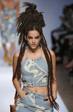 BARBARA PALVIN at Runway of Moschino Show in London
