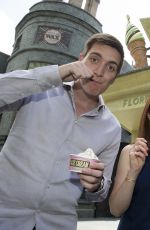 BONNIE WRIGHT at Diagon Alley at Universal Studios