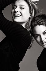 BRIE LARSON and SHAILENE WOODLEY in New York Magazine, June 2nd 2014 Issue
