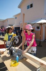 CAMILLA BELLE at Habitat for Humanity in Compton