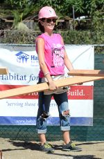 CAMILLA BELLE at Habitat for Humanity in Compton