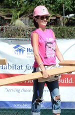 CAMILLA BELLE at Habitat for Humanity in Compton