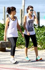 CAMILLA BELLE in Leggings Out in Rio De Janeiro
