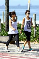 CAMILLA BELLE in Leggings Out in Rio De Janeiro
