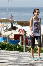 CAMILLA BELLE in Leggings Out in Rio De Janeiro