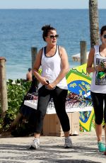 CAMILLA BELLE in Leggings Out in Rio De Janeiro
