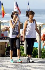 CAMILLA BELLE in Leggings Out in Rio De Janeiro