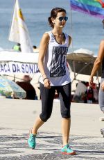 CAMILLA BELLE in Leggings Out in Rio De Janeiro
