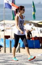 CAMILLA BELLE in Leggings Out in Rio De Janeiro