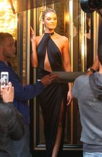 CANDICE SWANEPOEL at BTS Photoshoot in West Village