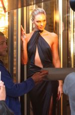 CANDICE SWANEPOEL at BTS Photoshoot in West Village