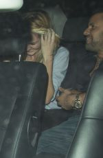 CANDICE SWANEPOEL Leaves Chiltern Firehouse in London