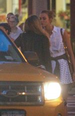 CARA DELEVINGNE and KARLIE KLOSS Leaves a Restaurant in New York