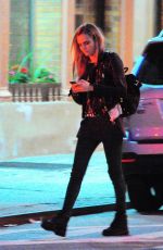 CARA DELEVINGNE and KARLIE KLOSS Leaves a Restaurant in New York