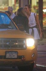 CARA DELEVINGNE and KARLIE KLOSS Leaves a Restaurant in New York