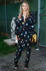 CARA DELEVINGNE at Stella Mccartney Spring 2015 Presentation in New York