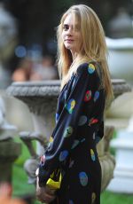 CARA DELEVINGNE at Stella Mccartney Spring 2015 Presentation in New York