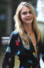 CARA DELEVINGNE at Stella Mccartney Spring 2015 Presentation in New York