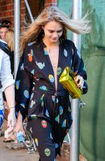 CARA DELEVINGNE at Stella Mccartney Spring 2015 Presentation in New York