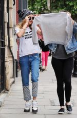 CARA DELEVINGNE Out amd About in London 2606