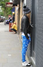 CARA DELEVINGNE Out and About in Notting Hill