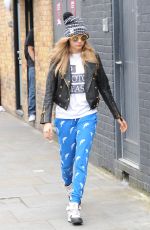CARA DELEVINGNE Out and About in Notting Hill