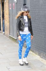 CARA DELEVINGNE Out and About in Notting Hill